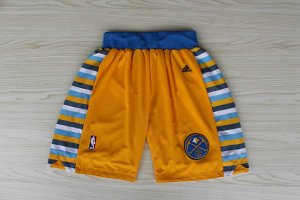 Maillot De Basket Denver Nuggets The Snow Capped Mountains Tissus Sportif Fans Edition Jaune Short